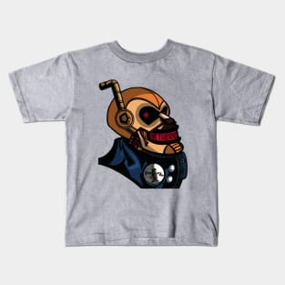 SMILLING RETRO ROBOT Kids T-Shirt